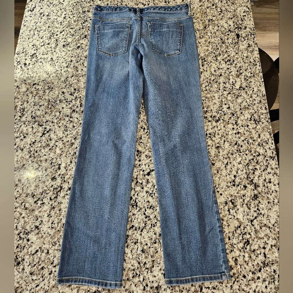 Massimo mid-rise Straight blue jeans - Picture 4 of 9